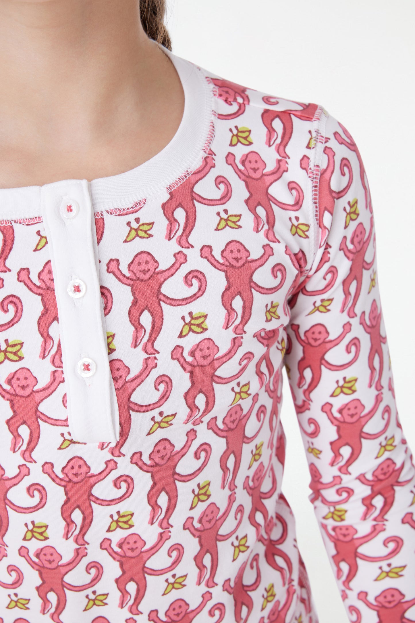 Kids Monkey Pajamas view 5