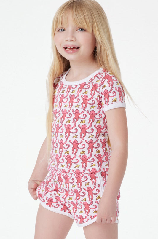 Roller Rabbit Kids Pink Monkey Playa Play Set view 1