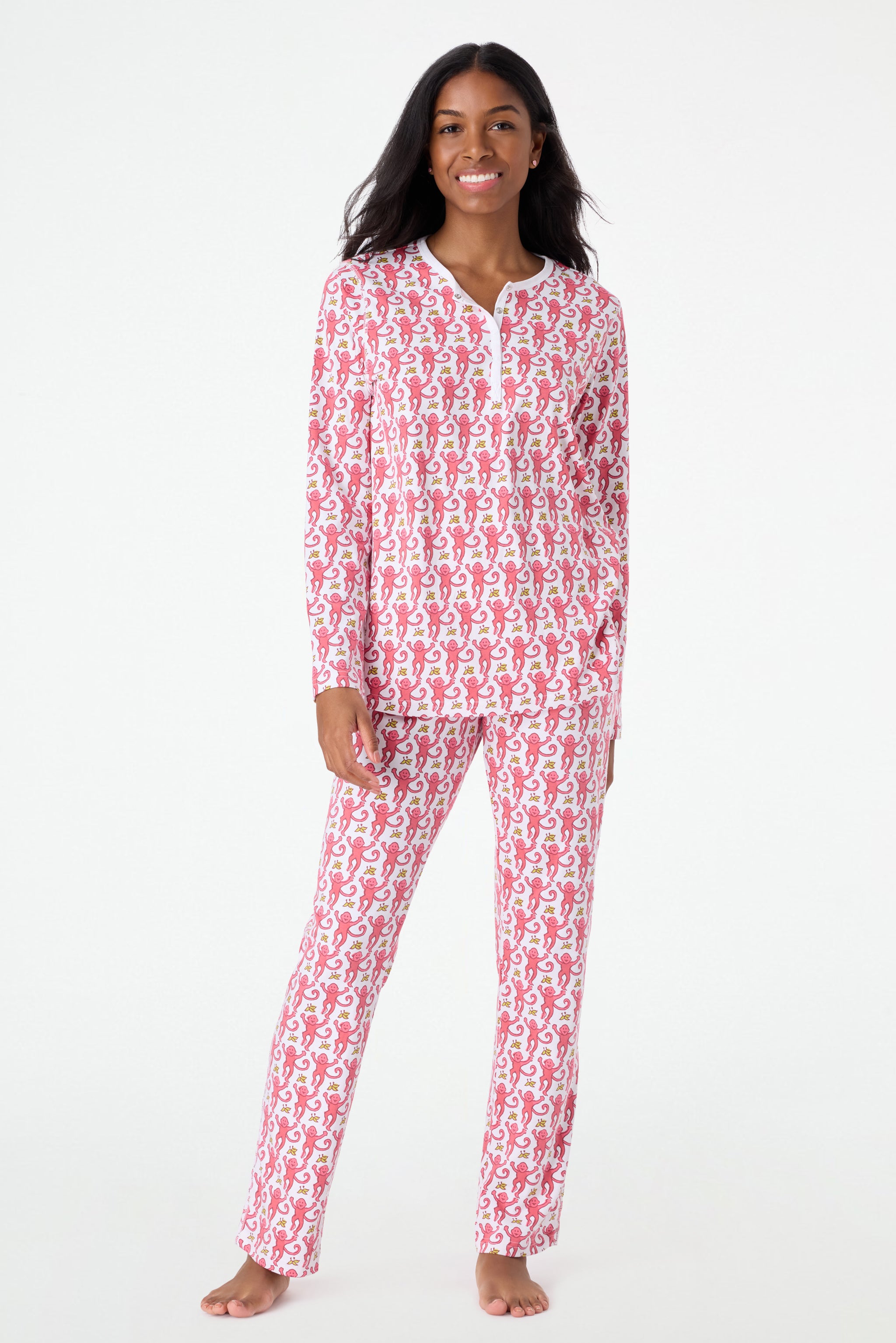 Monogrammed Pajamas, White, Pink, Printed & More