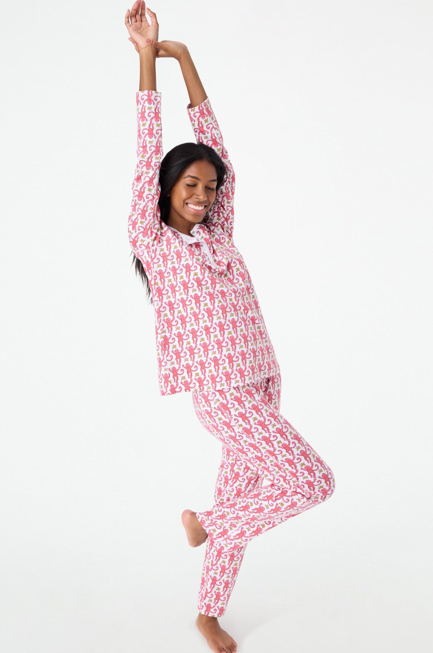 Roller Rabbit Monkey Pajamas view 3