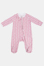 Roller Rabbit Pink Hathi Infant Footie Zipper Pajama