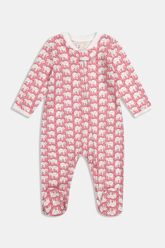 Infant Hathi Zipper Footie view 1