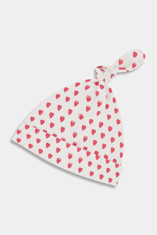 Hearts Baby Hat view 1