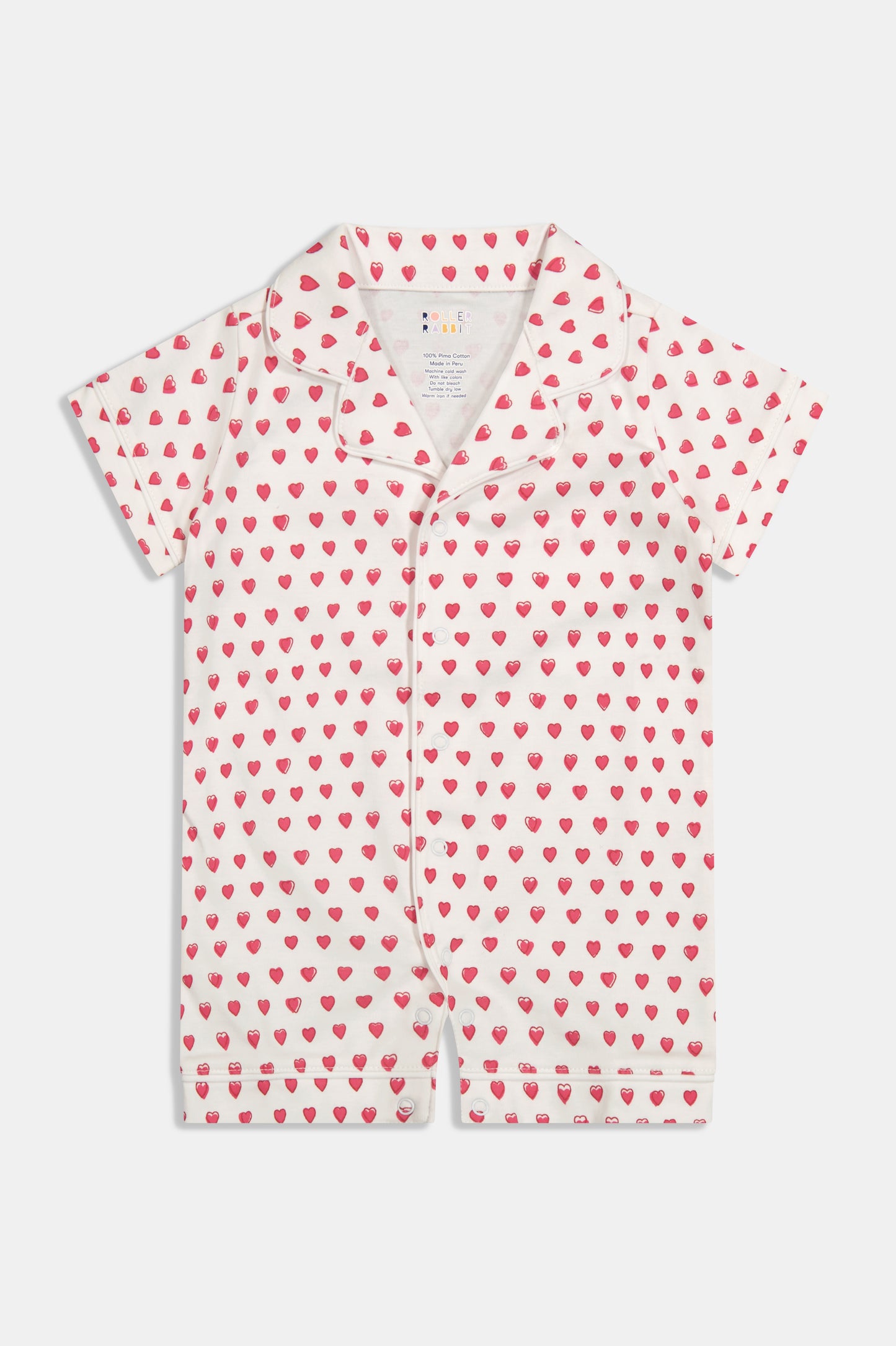Infant Hearts Polo Onesie view 2