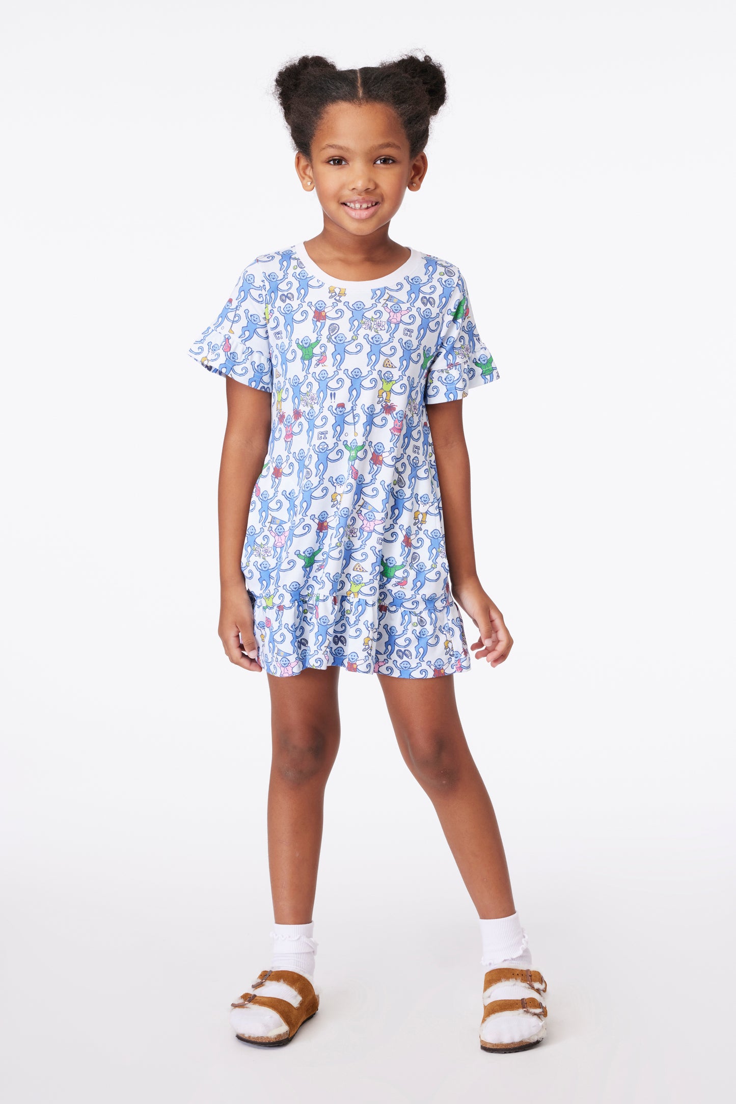 Roller Rabbit Kids Greenwich Monkey Esme Dress view 3