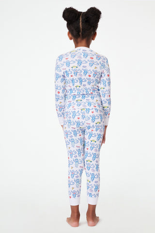 Roller Rabbit Kids New York Monkey Pajamas
