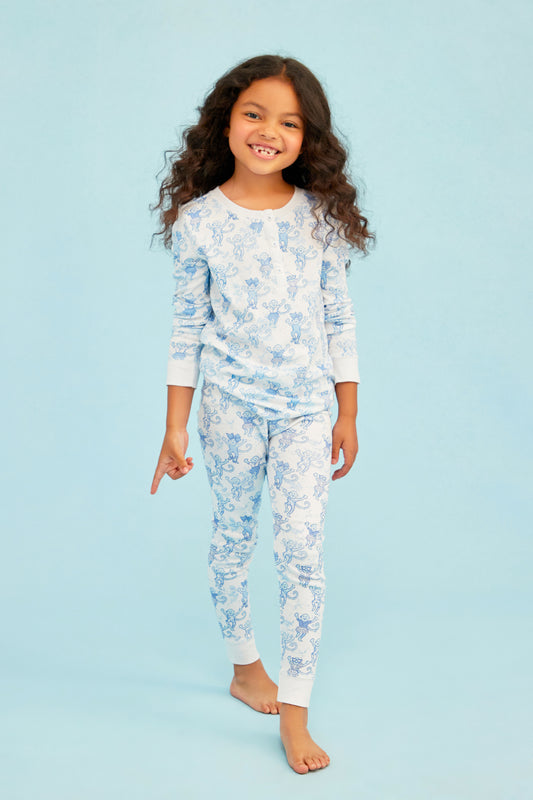 Roller Rabbit Kids Pastiche De Monkey Pajamas view 1