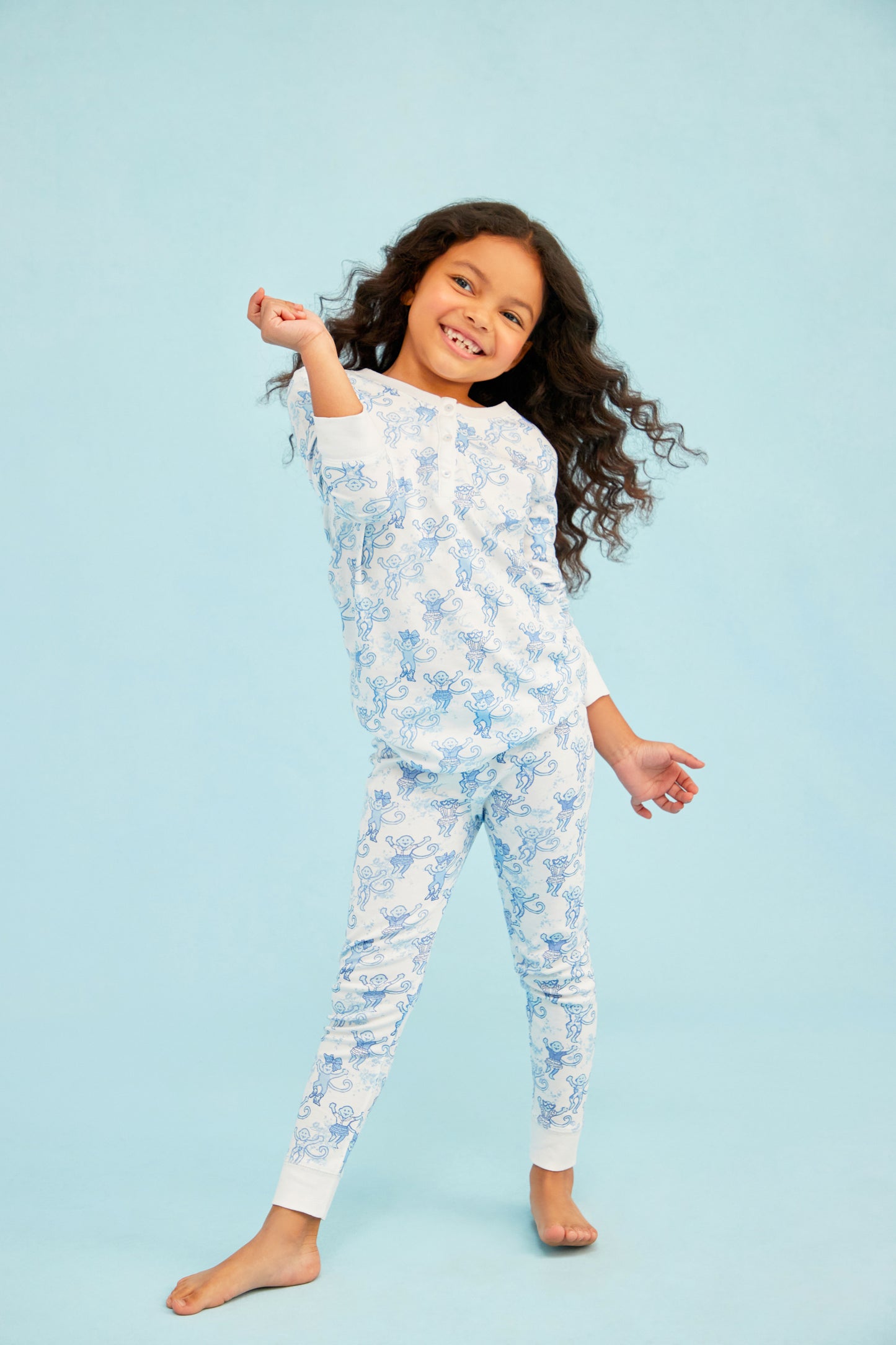 Roller Rabbit Kids Pastiche De Monkey Pajamas view 3