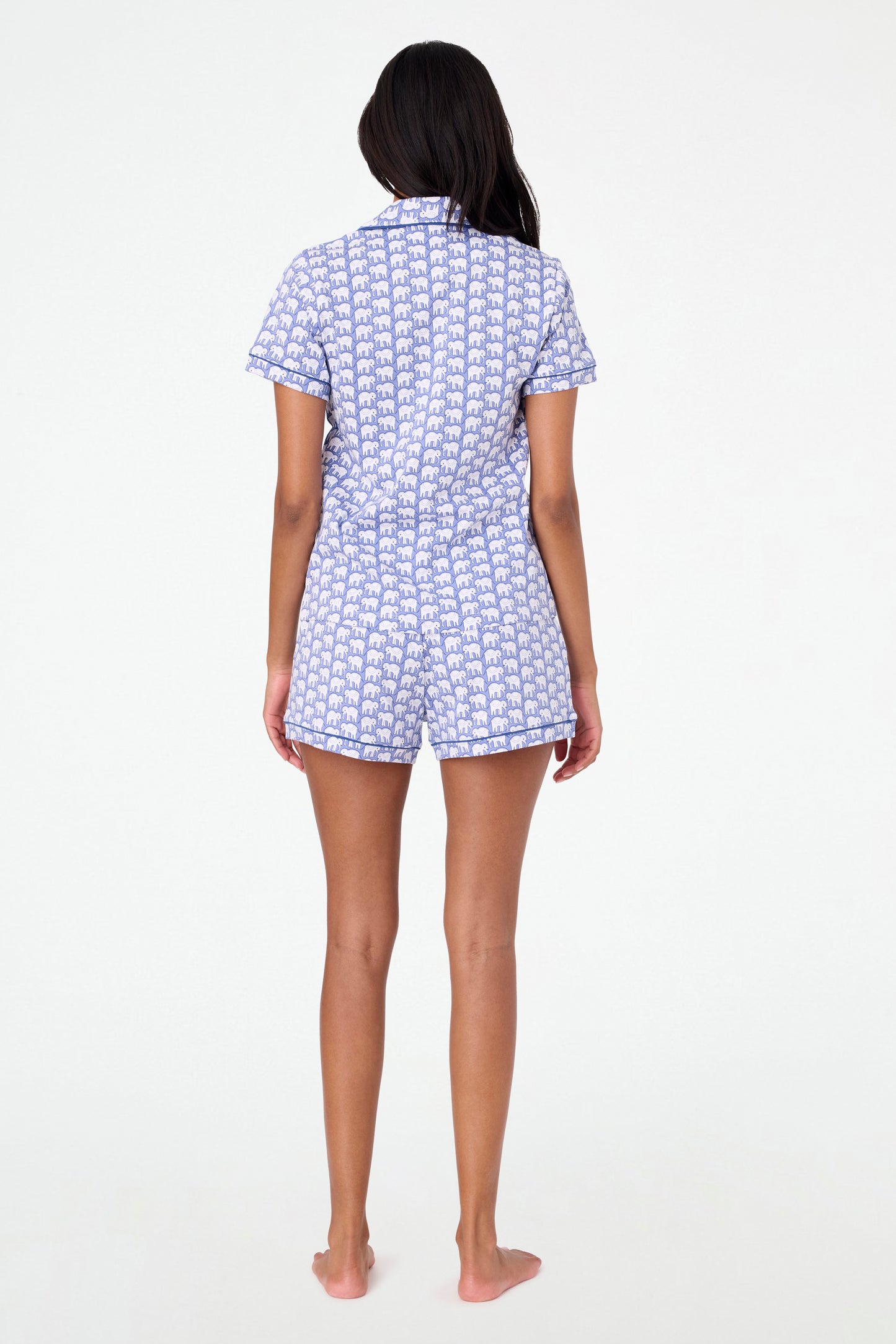 Roller Rabbit Blue Hathi Polo Pajamas view 6