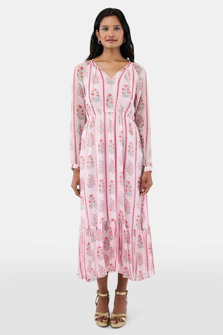 Roller Rabbit PINK ROSE RIBBON AUBREY DRESS