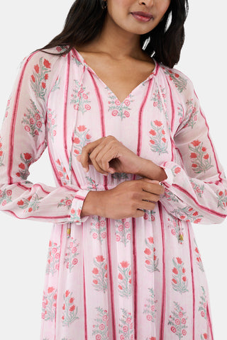 Roller Rabbit PINK ROSE RIBBON AUBREY DRESS