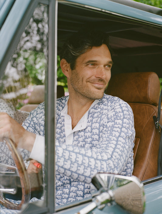 Mens Hathi Spencer Pajamas view 1