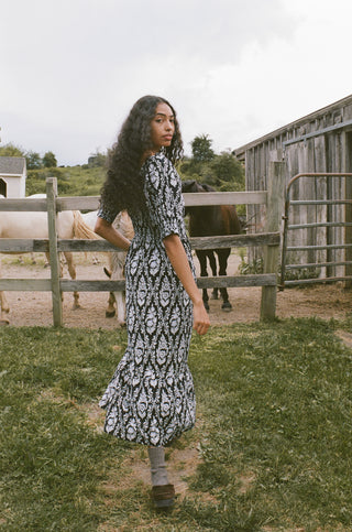 Trellis Floral Maren Dress