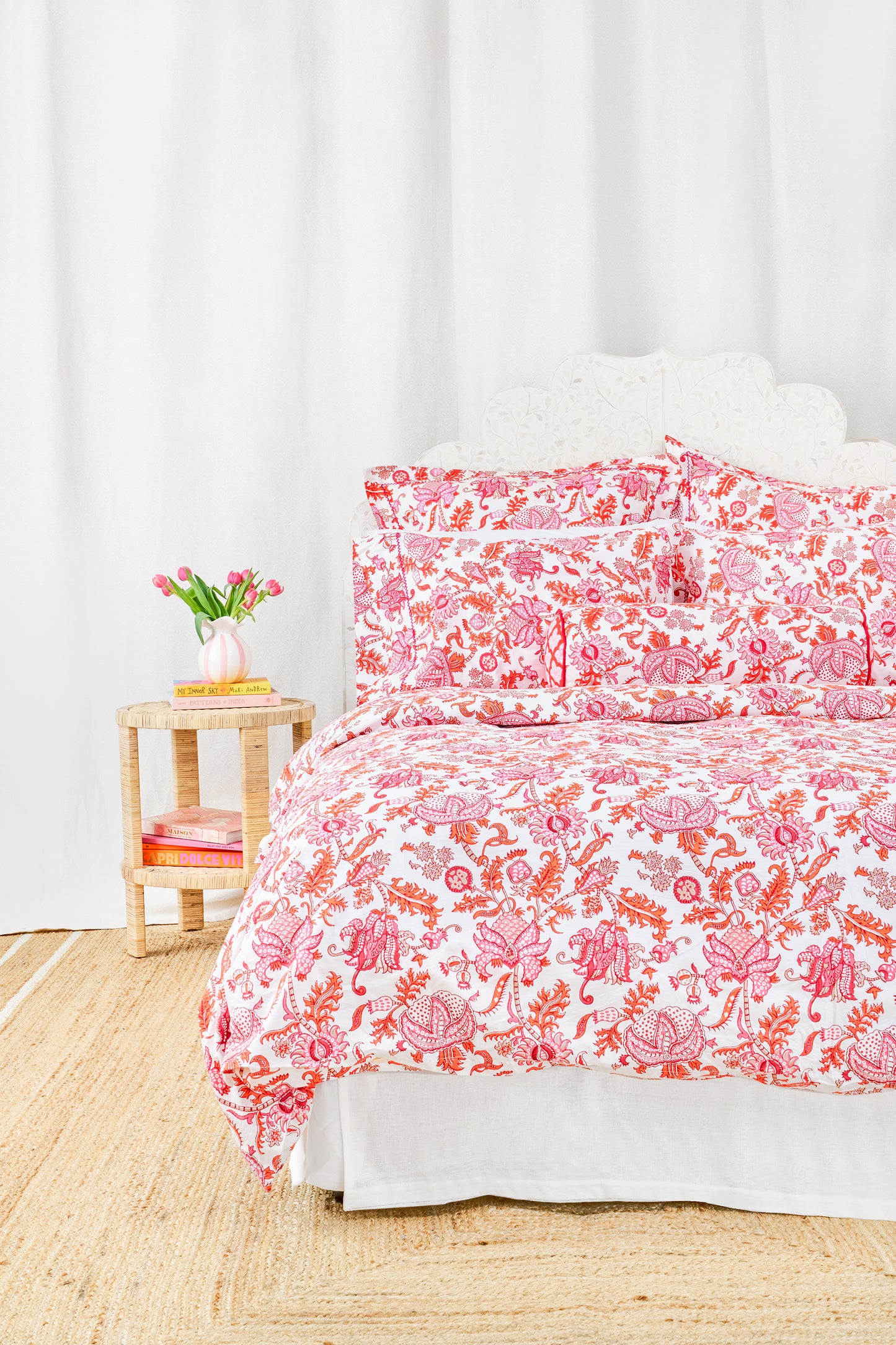 Roller Rabbit Orange Amanda Duvet Cover view 2