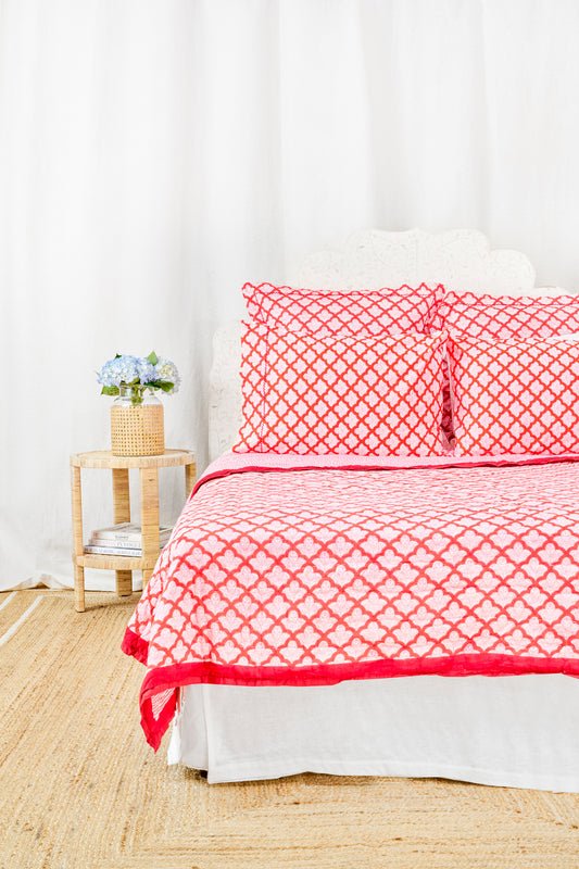 Roller Rabbit Red Jemina Quilt view 1