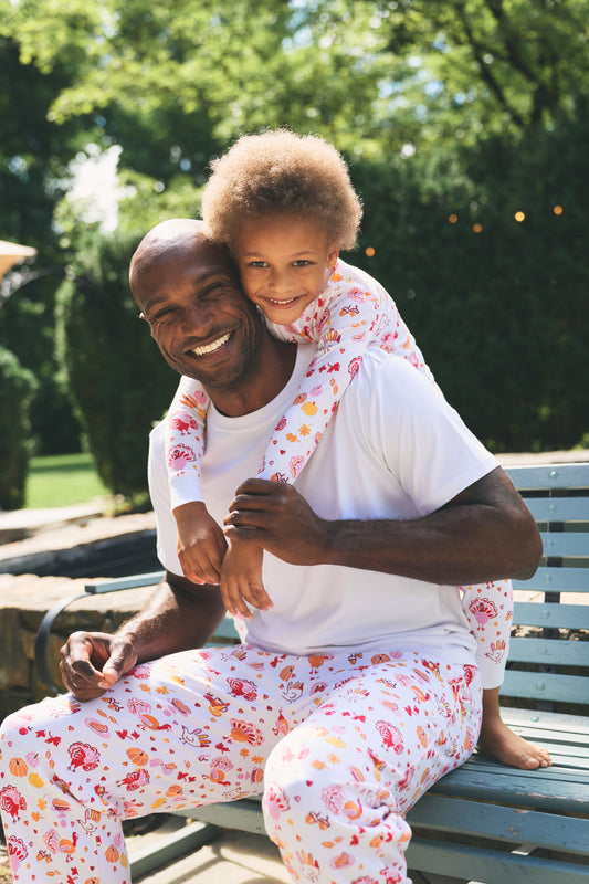 Roller Rabbit Men's Orange Fall-A-Palooza Troy Pajamas view 1