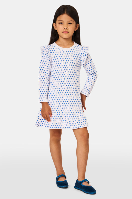 Roller Rabbit Blue Kids Hearts Isa Dress view 1