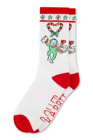 Snow Village Tube Socks