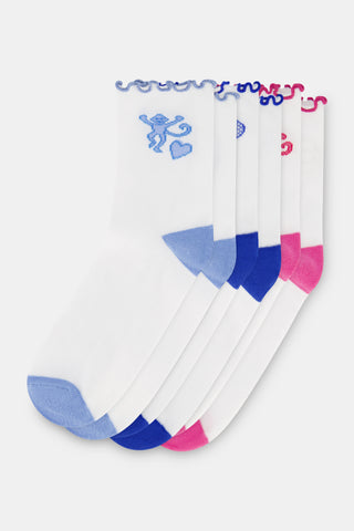 Athletic Ruffle Sock Set