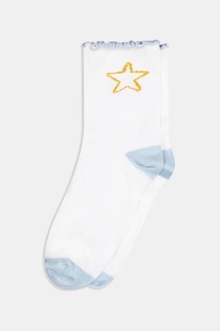 Starlight Ruffle Socks Set Of 3