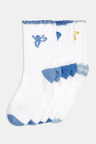 Starlight Ruffle Socks Set Of 3