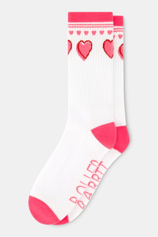 Hearts Tube Socks