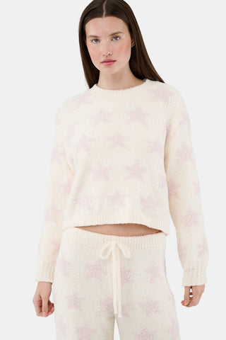 ROLLER RABBIT PINK STARS ARIA SWEATER