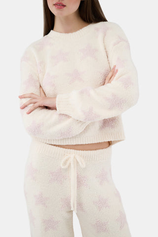 ROLLER RABBIT PINK STARS ARIA SWEATER