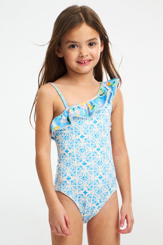 Kids Lemon Blossom/Tuiles Tula One Piece view 1