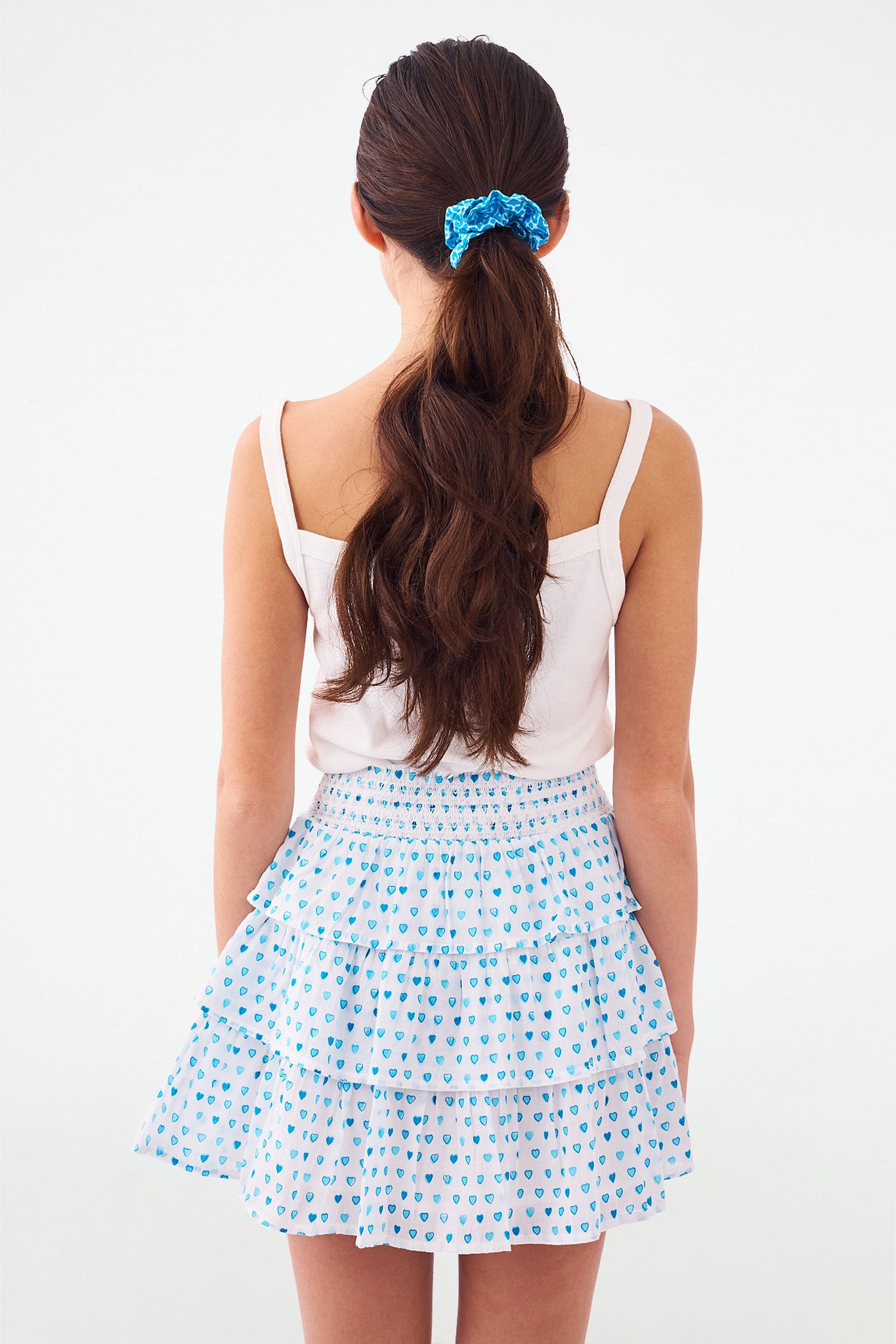 Roller Rabbit Kids Pop Hearts Sami Skirt Teal view 7