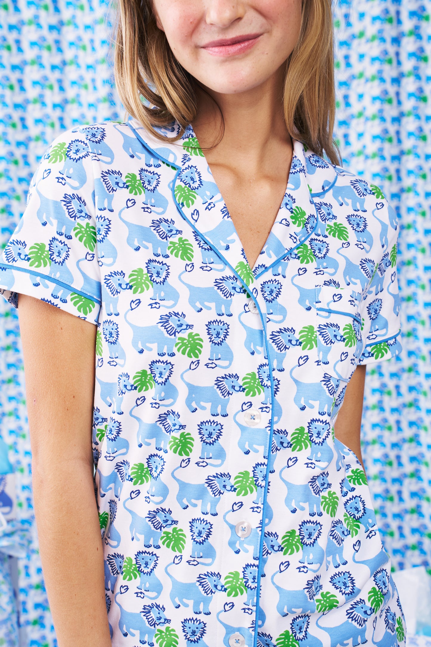 Roller Rabbit Leo The Lion Polo Pajamas view 2