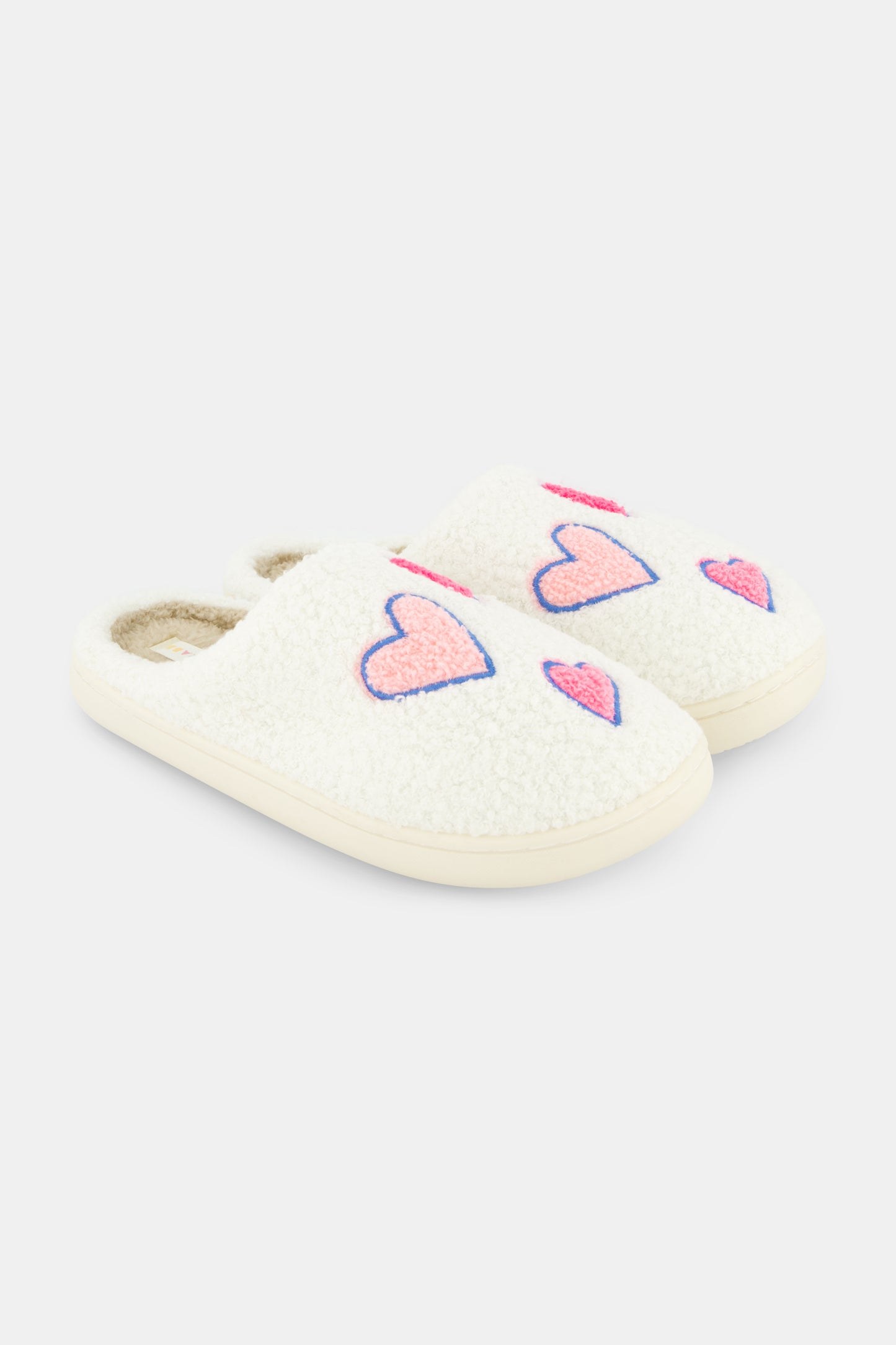 Roller Rabbit Hearts Fuzzy Slippers view 1