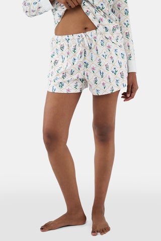ROLLER RABBIT WHITE WILDFLOWER JEMINA HUNTER PAJAMAS