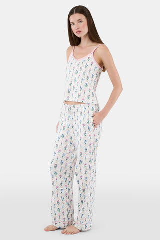 ROLLER RABBIT WHITE WILDFLOWER JEMINA JOANIE PAJAMAS
