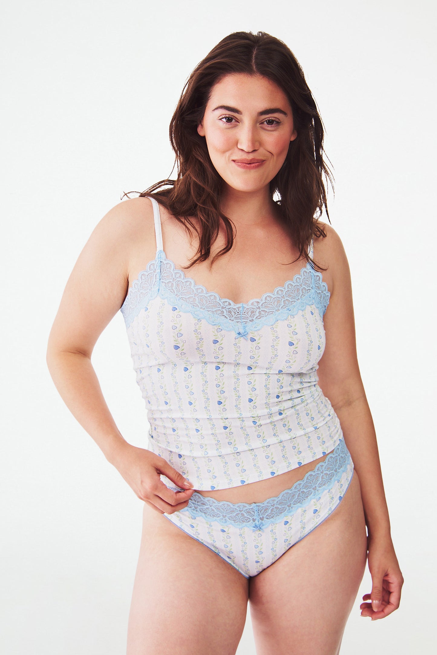 Roller Rabbit Blue Hearts Vine Waverly Bikini view 8