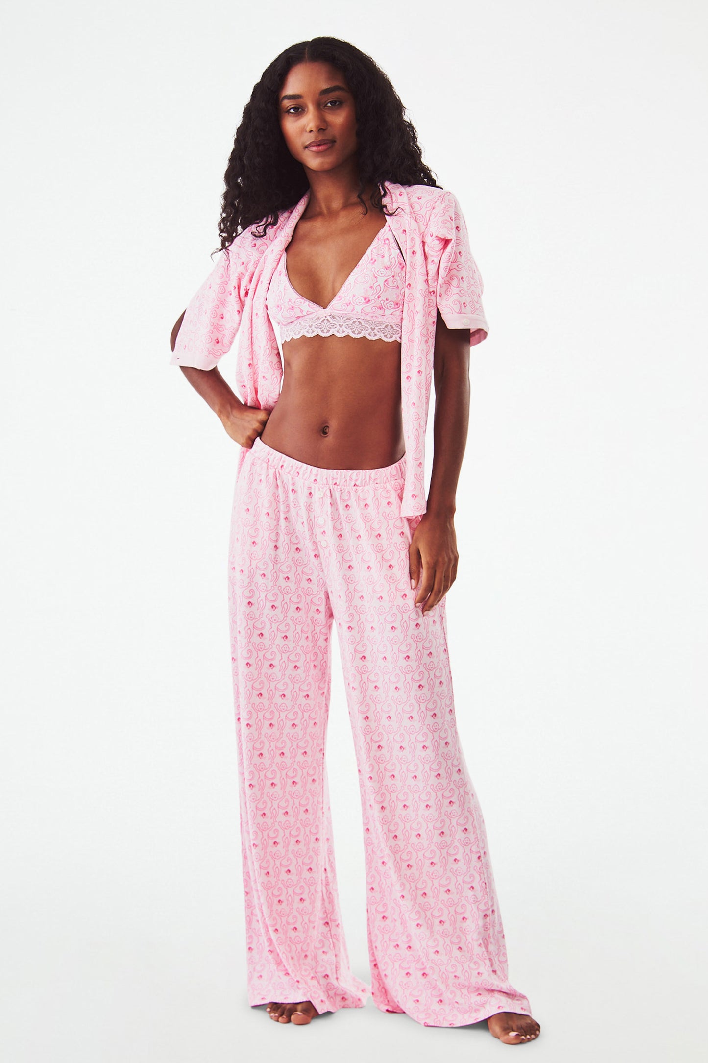 Roller Rabbit Monkey Rosebud Boden Pant view 5