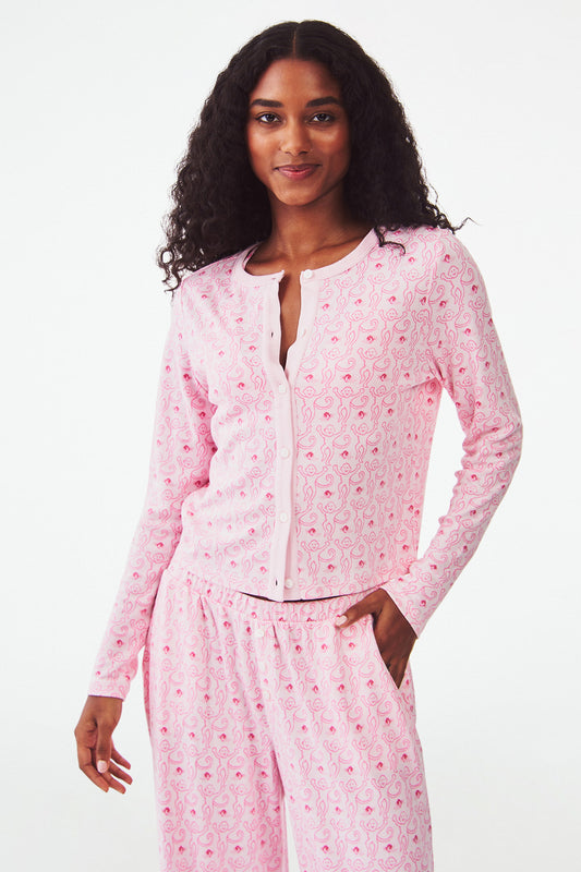 Roller Rabbit Monkey Rosebud Nessa Cardigan view 1