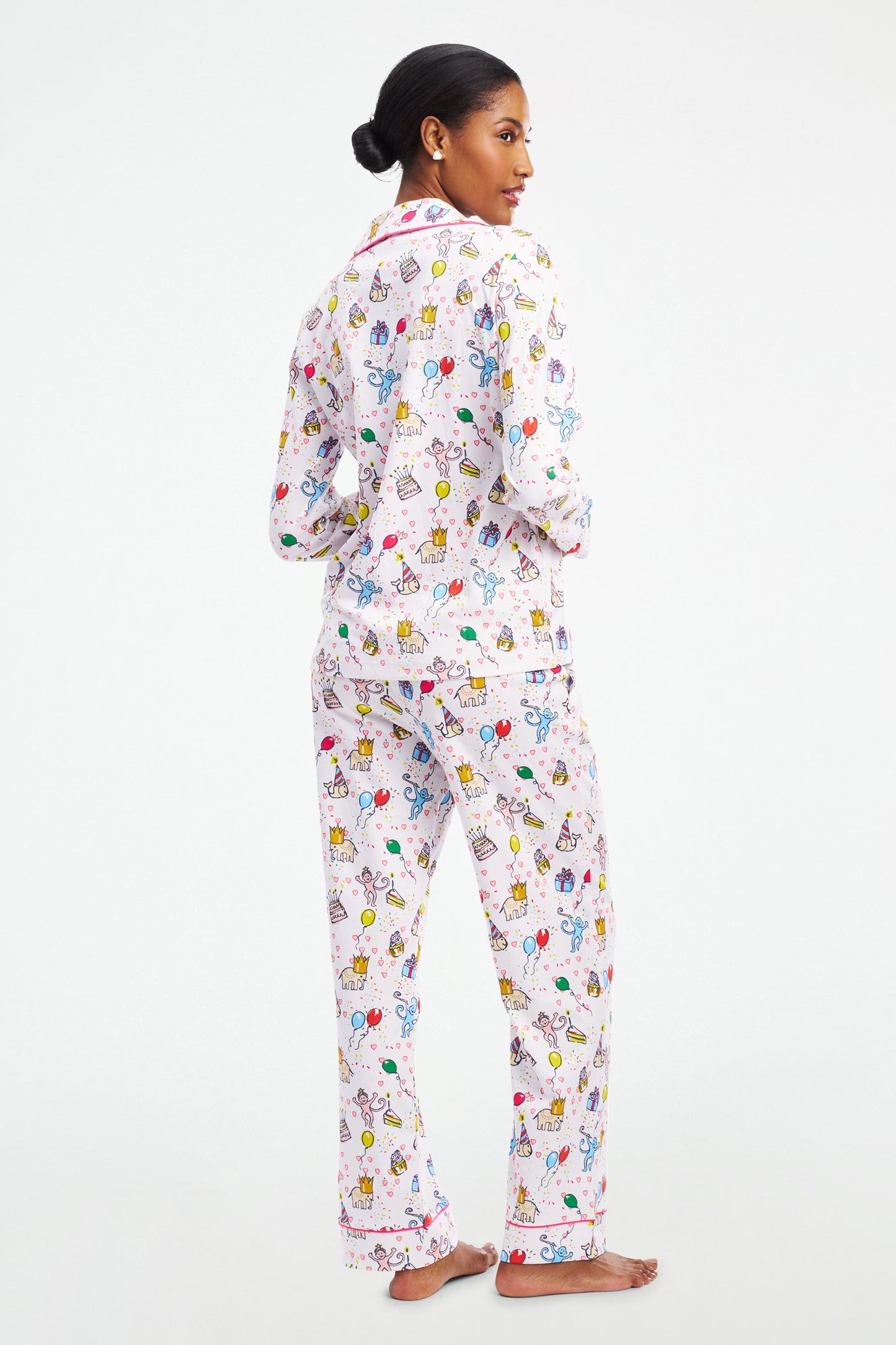 Birthday Bonanza Long Sleeve Polo Pajamas view 4