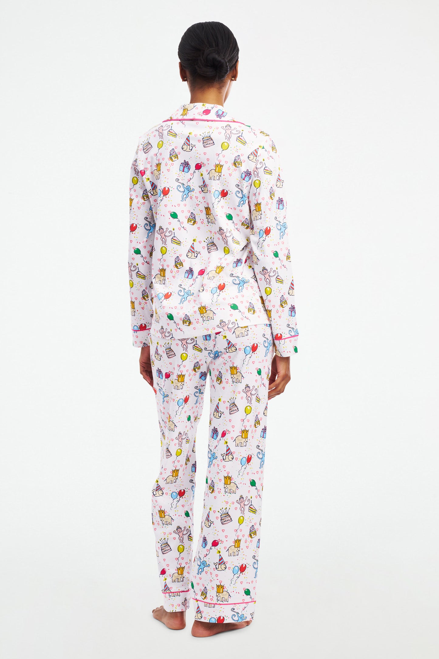 Birthday Bonanza Long Sleeve Polo Pajamas view 5
