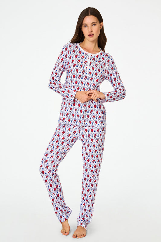 Campus Lovely Monkey Pajamas view 1