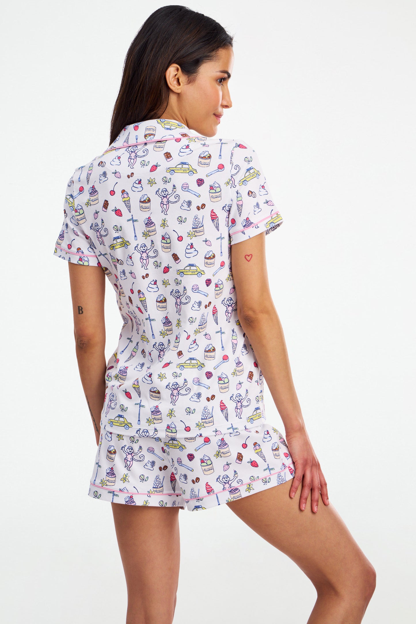 Dulce De Monkey Polo Pajamas view 4
