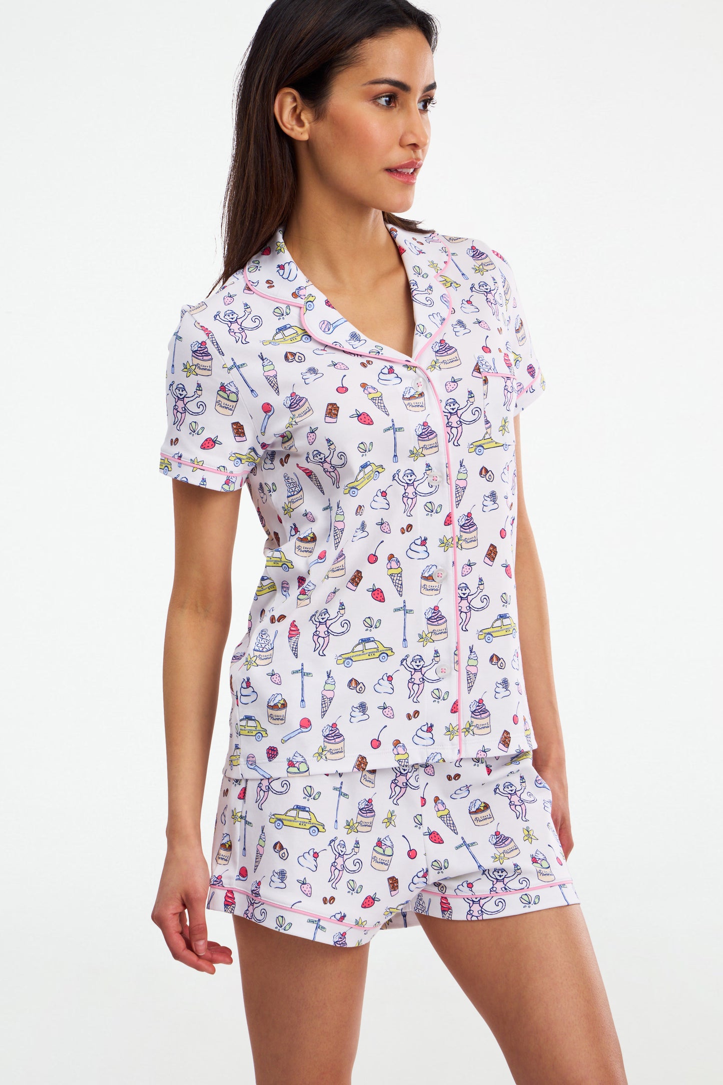 Dulce De Monkey Polo Pajamas view 5