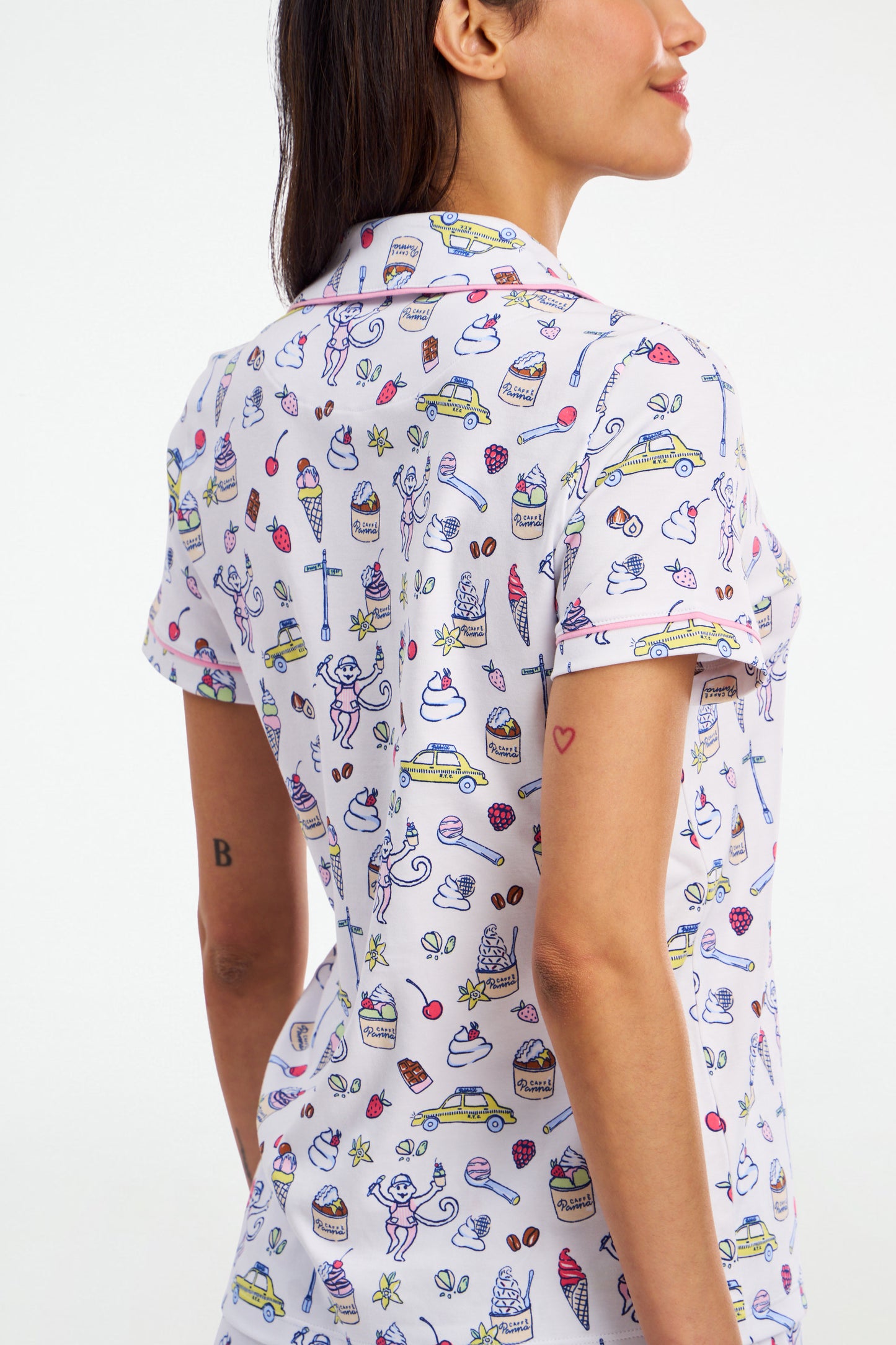 Dulce De Monkey Polo Pajamas view 6