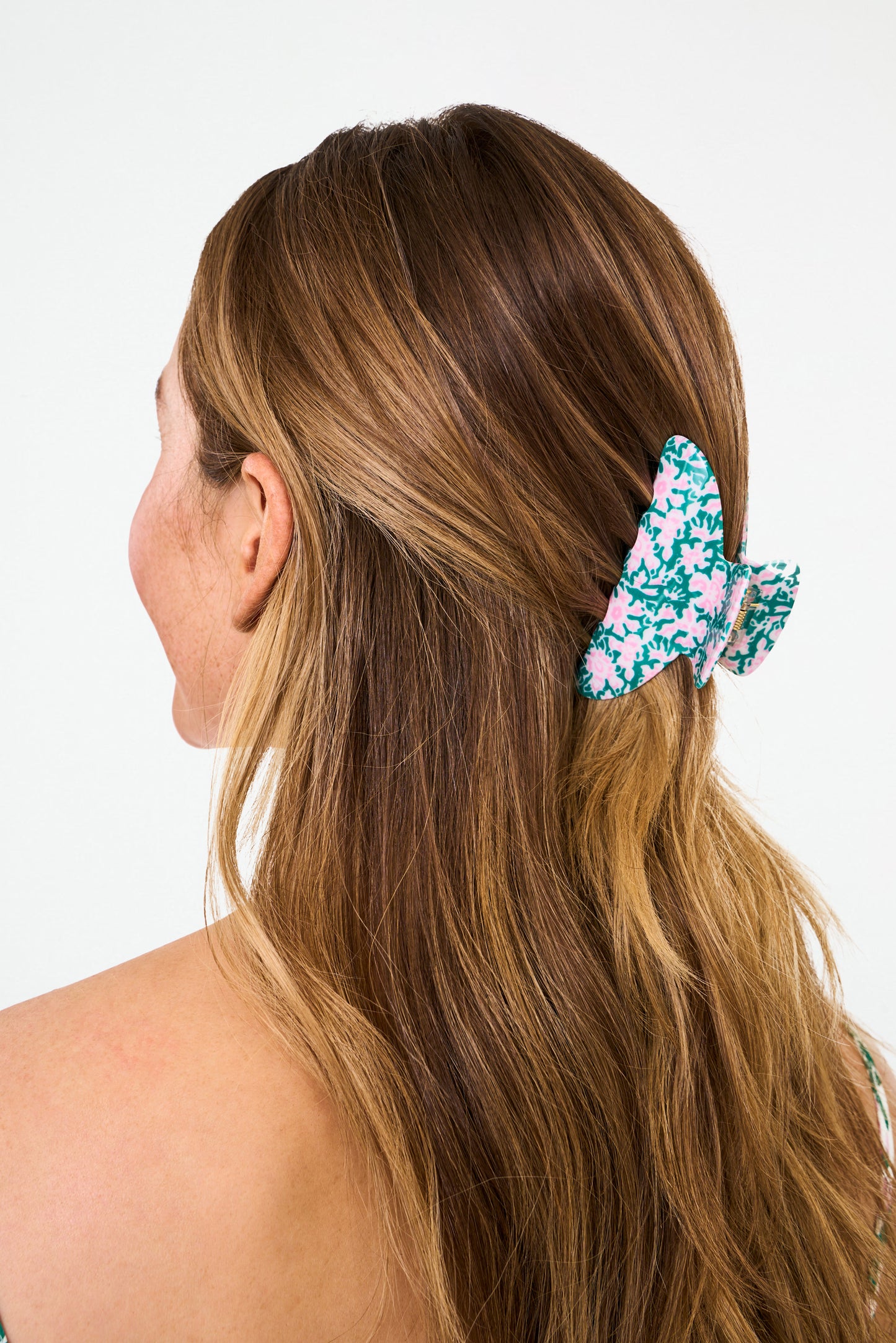 Roller Rabbit Endah Floral Claw Clip view 1