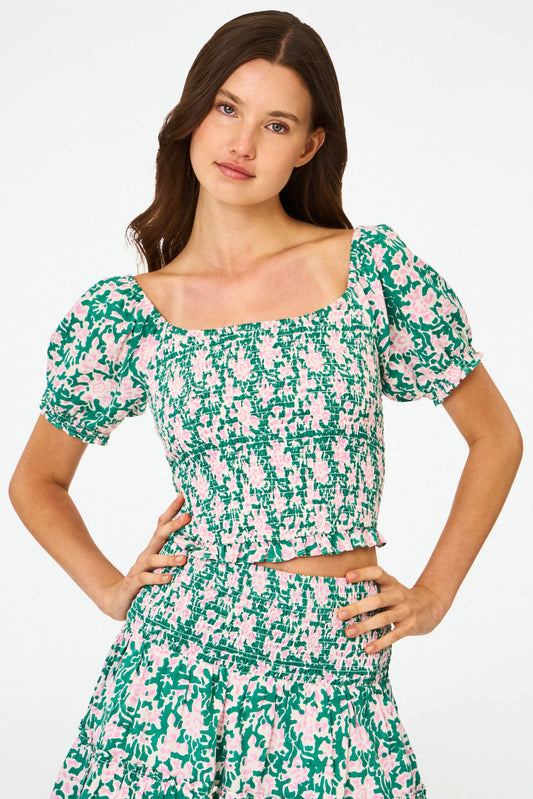 Roller Rabbit Endah Floral Marie Top view 1