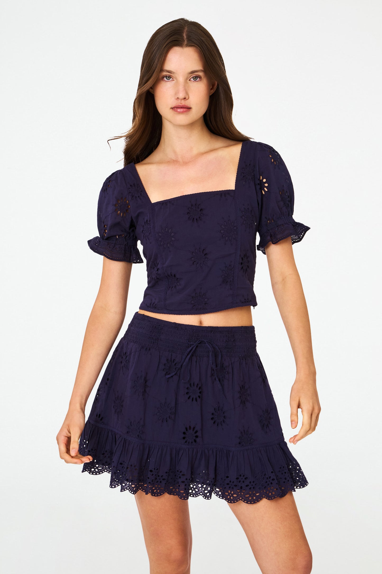 Eyelet Kayla Top view 4