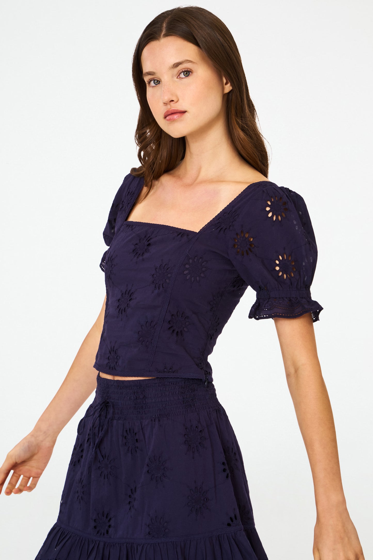 Eyelet Kayla Top view 6