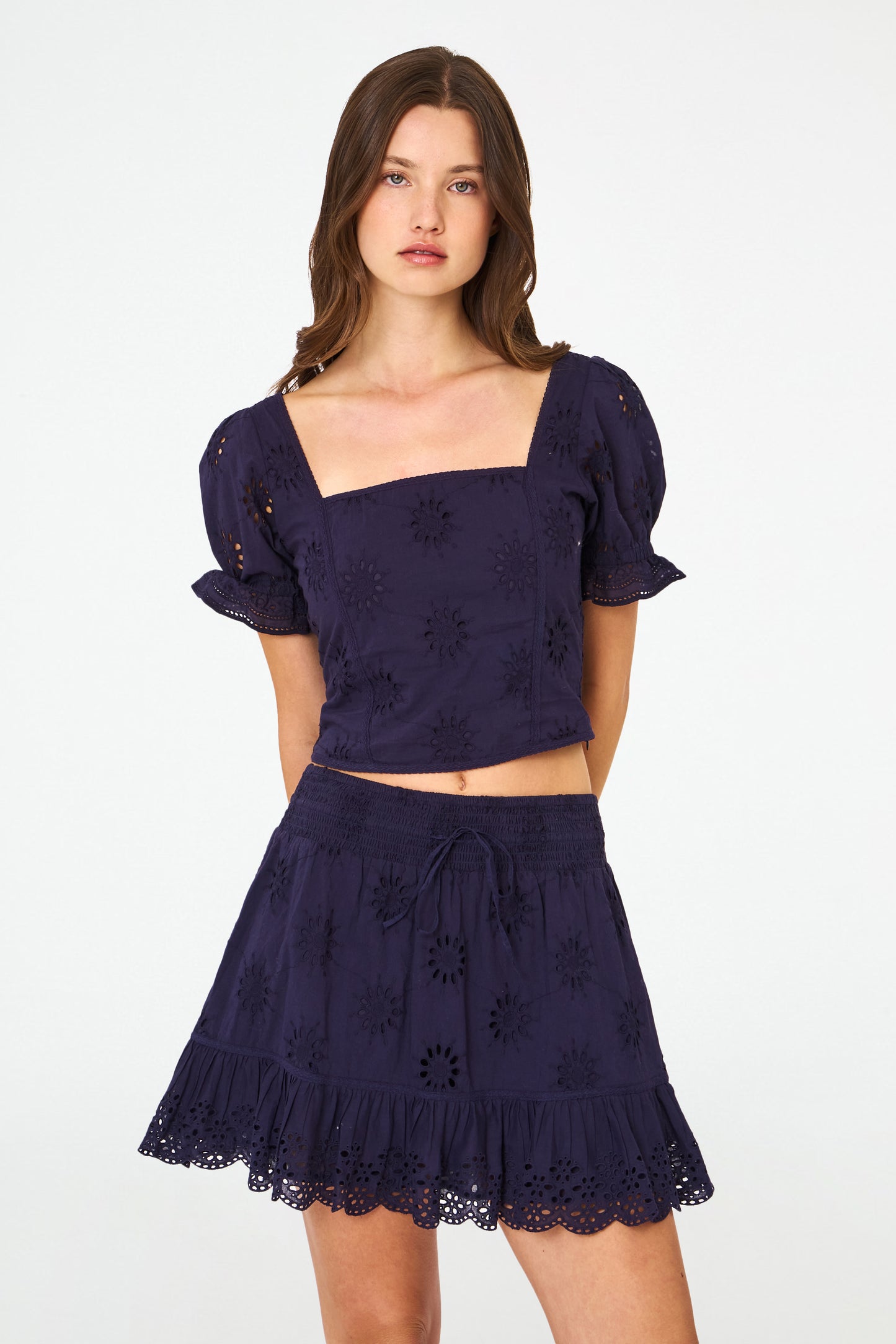 Eyelet Kayla Top view 2