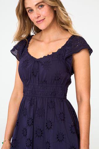 Eyelet Pipette Dress