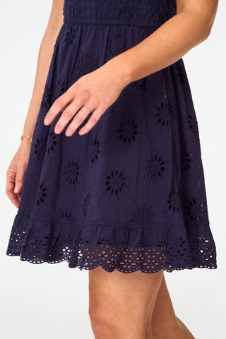 Eyelet Pipette Dress